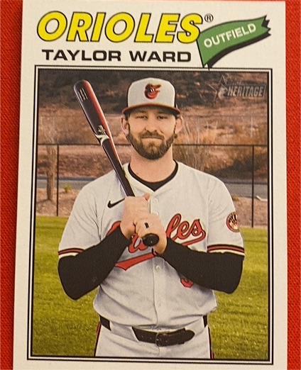 2026 Topps Heritage #258 Taylor Ward — front