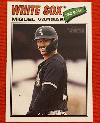 2026 Topps Heritage #61 Miguel Vargas — front