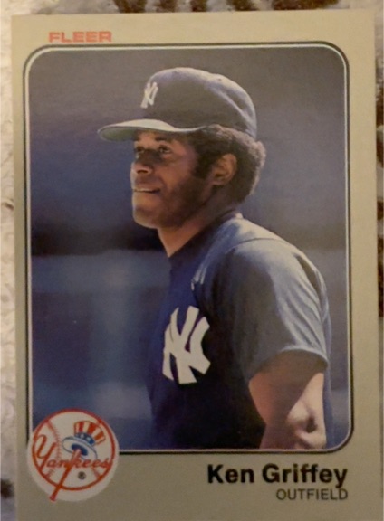 1983 Fleer #382 Ken Griffey — front