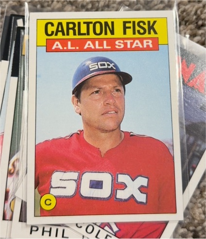 1986 Topps #719 Carlton Fisk — front