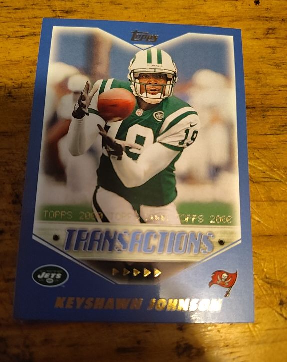 2000 Topps #287 Keyshawn Johnson — front