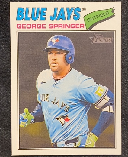 2026 Topps Heritage #108 George Springer — front