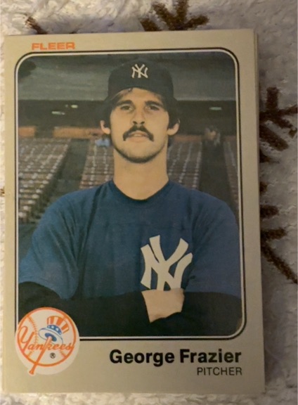 1983 Fleer #379 George Frazier — front