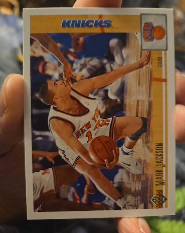 1991-92 Upper Deck #212 Mark Jackson — front