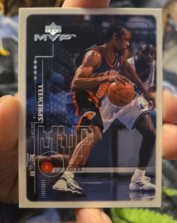 1999-00 Upper Deck MVP #107 Latrell Sprewell — front