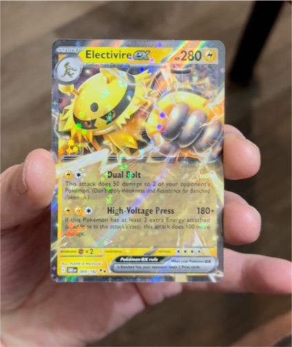 2022 Pokémon SV10: Destined Rivals #069 Electivire ex — front