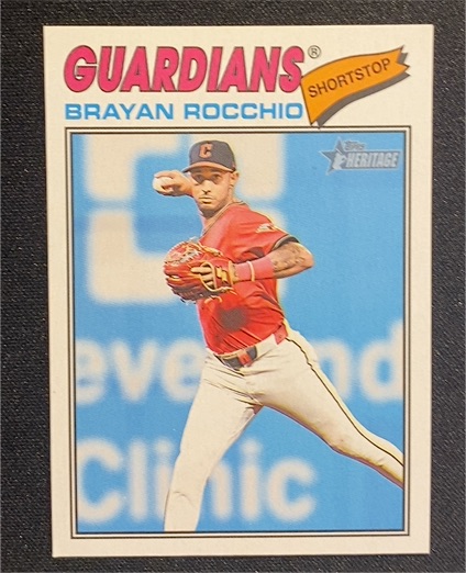 2026 Topps Heritage #368 Brayan Rocchio — front