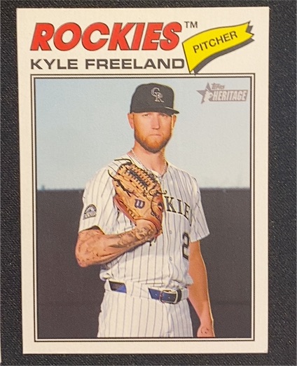 2026 Topps Heritage #92 Kyle Freeland — front
