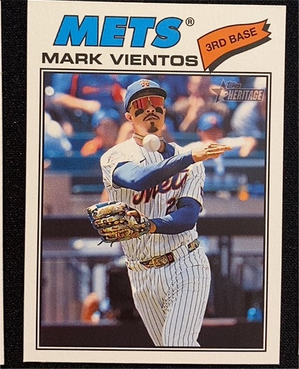 2026 Topps Heritage #77 Mark Vientos — front