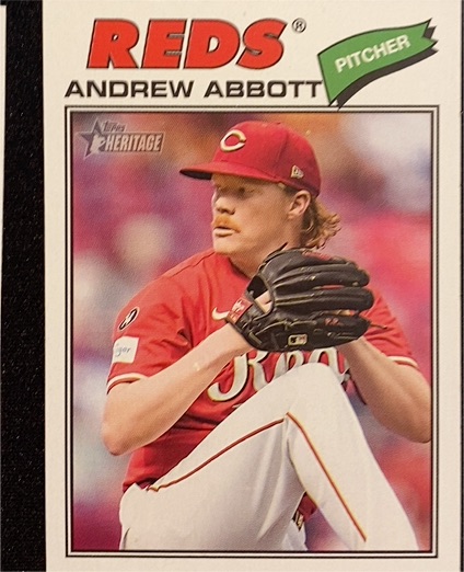 2026 Topps Heritage #31 Andrew Abbott — front