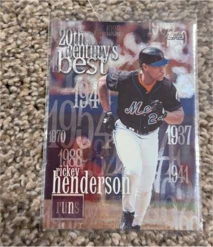 1999 Topps 20th Century's Best #234 Rickey Henderson — front