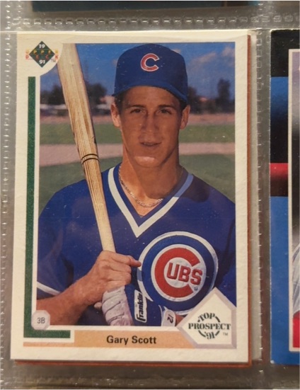 1991 Upper Deck #20 Gary Scott — front