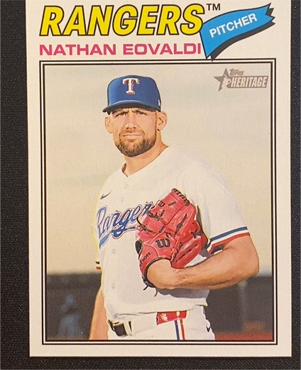 2026 Topps Heritage #40 Nathan Eovaldi — front