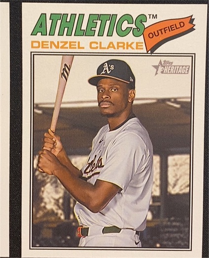 2026 Topps Heritage #324 Denzel Clarke — front