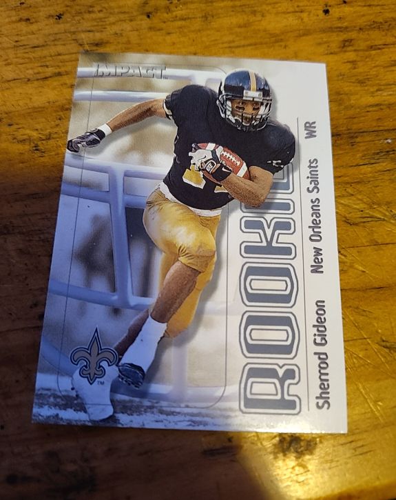 2000 Skybox Impact #96 Sherrod Gideon — front