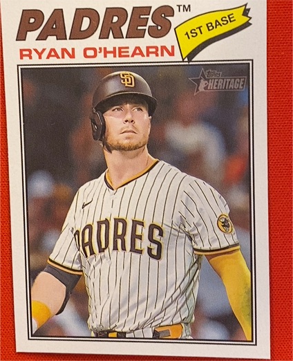 2026 Topps Heritage #215 Ryan O'Hearn — front