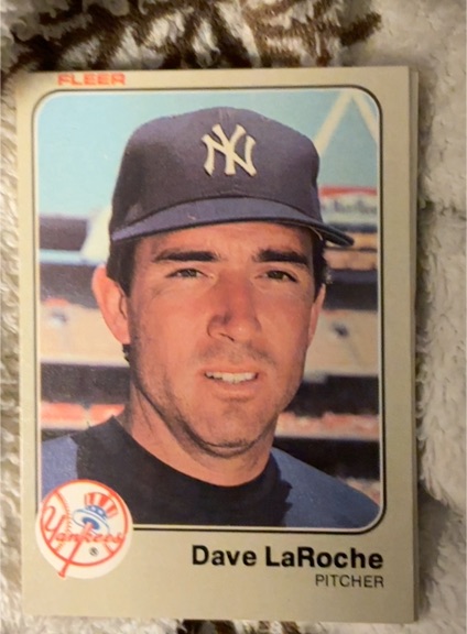 1983 Fleer #384 Dave LaRoche — front