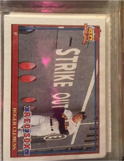 1991 Topps #530 Roger Clemens — front