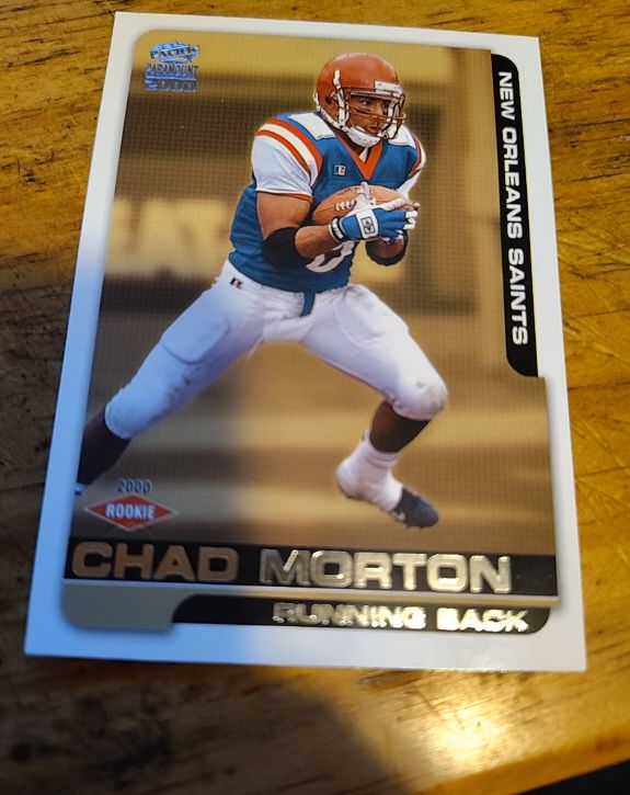 2000 Pacific Paramount #150 Chad Morton Rookie — front
