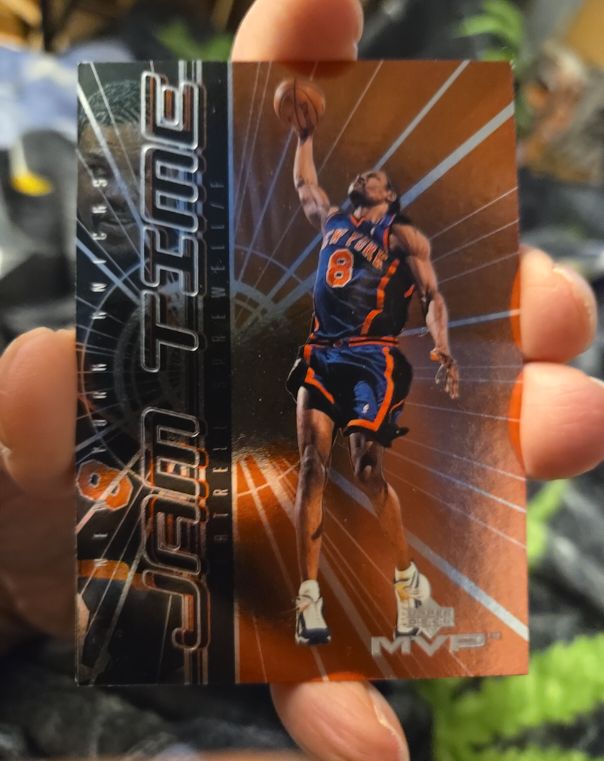 1999-00 Upper Deck MVP Jam Time #JT13 Latrell Sprewell — front