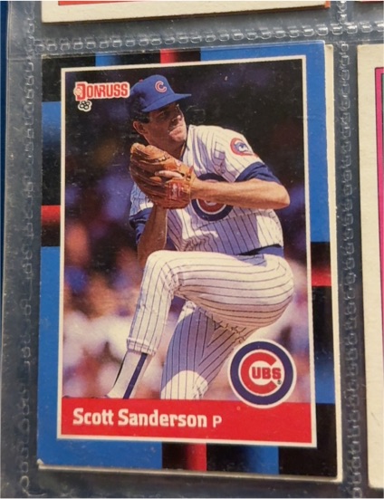 1988 Donruss #646 Scott Sanderson — front