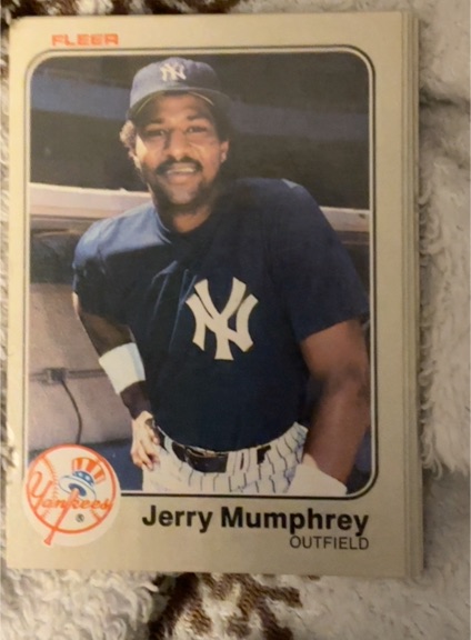 1983 Fleer #389 Jerry Mumphrey — front
