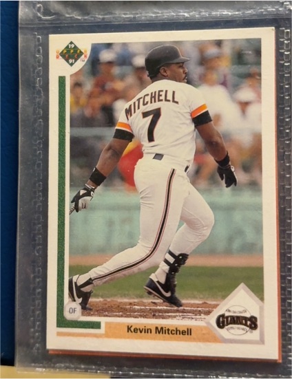 1991 Upper Deck #247 Kevin Mitchell San Francisco Giants — front