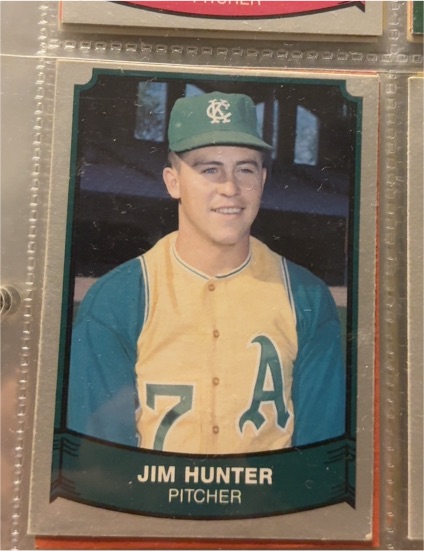 1989 Pacific Baseball Legends 2nd Series #193 Jim Hunter — front