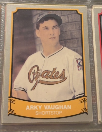 1989 Pacific Legends II #200 Arky Vaughan — front