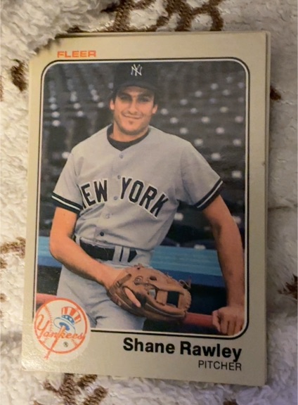 1983 Fleer #394 Shane Rawley — front