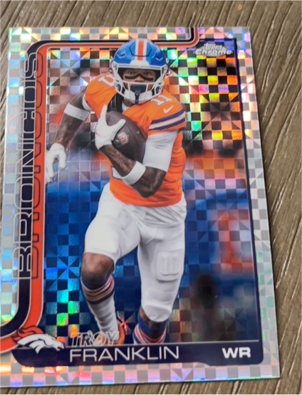 2025 Topps Chrome #91 Troy Franklin — front