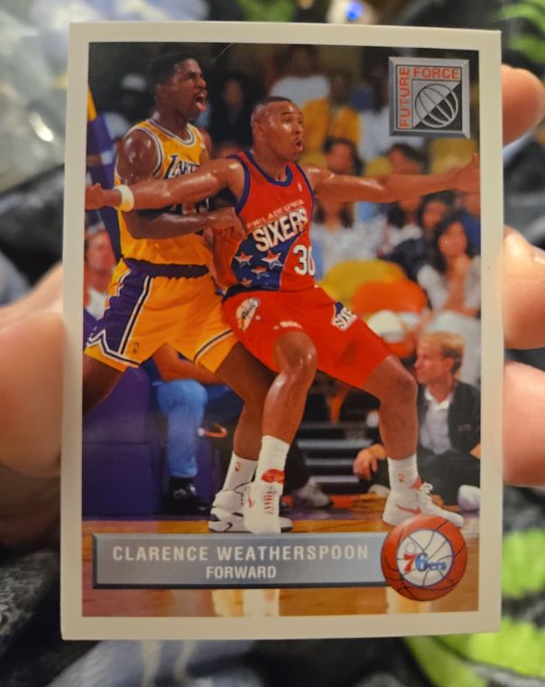 1992-93 Upper Deck McDonald's #P49 Clarence Weatherspoon Philadelphia 76ers — front