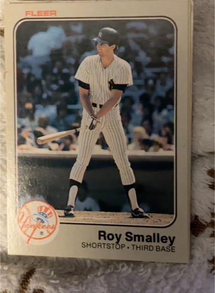1983 Fleer #397 Roy Smalley — front