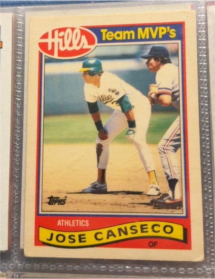 1989 Topps #500 Jose Canseco — front
