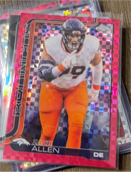 2025 Topps Chrome #95 Zach Allen — front