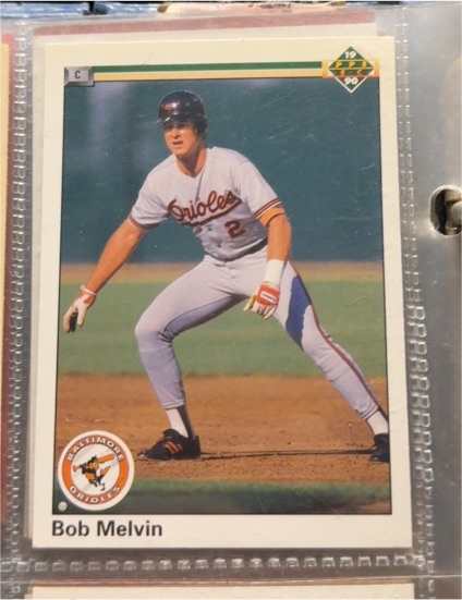 1990 Upper Deck #644 Bob Melvin — front