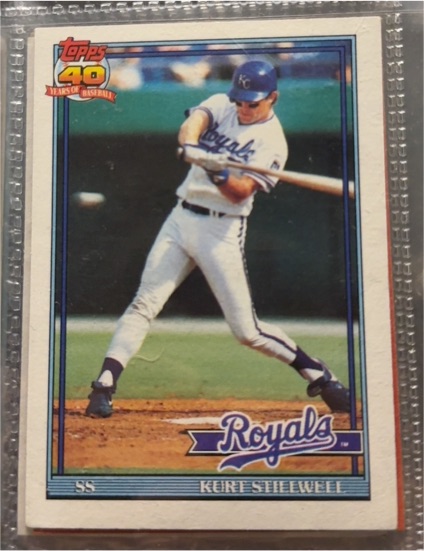 1991 Topps #478 Kurt Stillwell — front