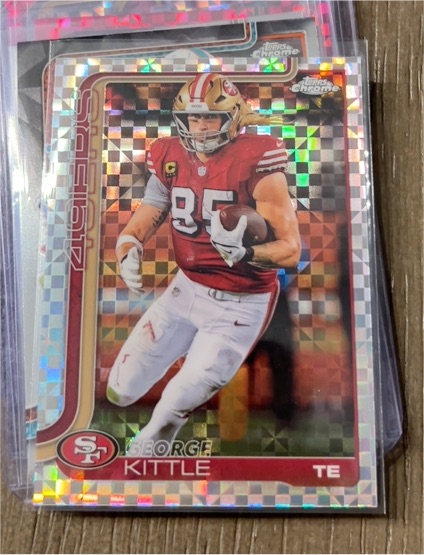 2025 Topps Chrome #267 George Kittle — front