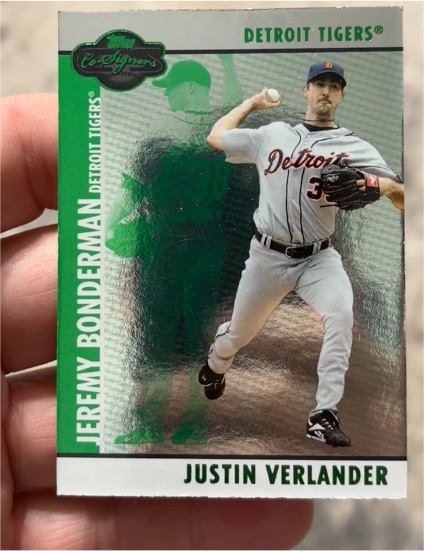 2008 Topps Co-Signers #46 Justin Verlander — front