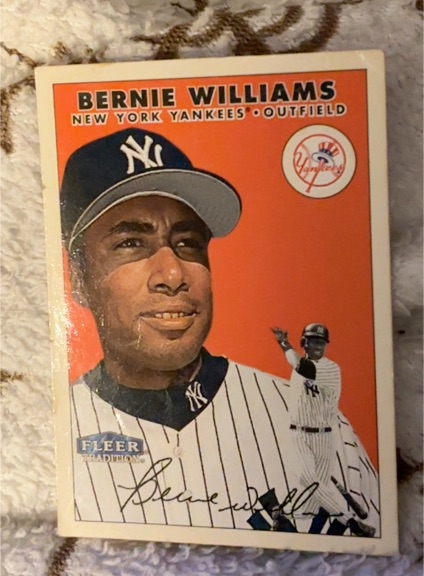 2000 Fleer Tradition #420 Bernie Williams — front