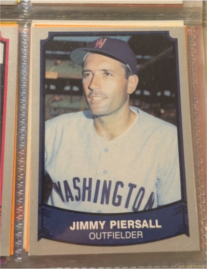 1989 Pacific Legends II #182 Jimmy Piersall — front