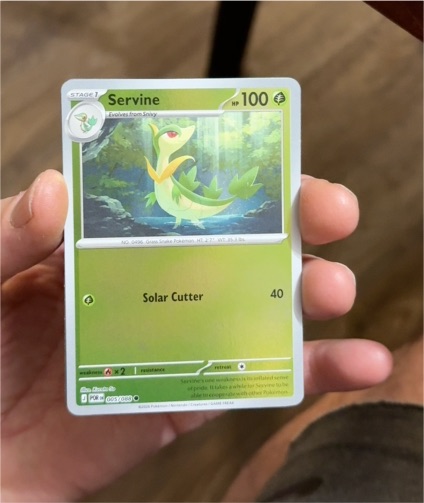 2026 Pokémon 005 Servine — front