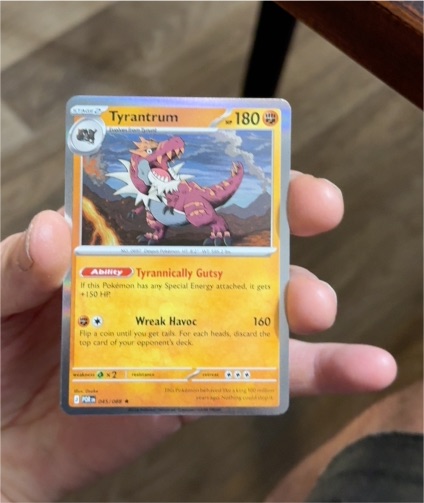 2016 Pokémon Perfect Order #045 Tyrantrum — front