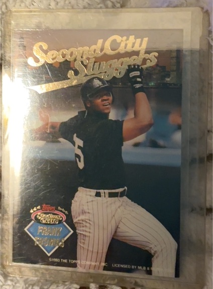 1993 Topps Stadium Club Second City Sluggers Frank Thomas/Ryne Sandberg — front