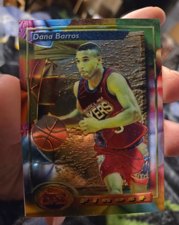 1993-94 Topps Finest #69 Dana Barros — front