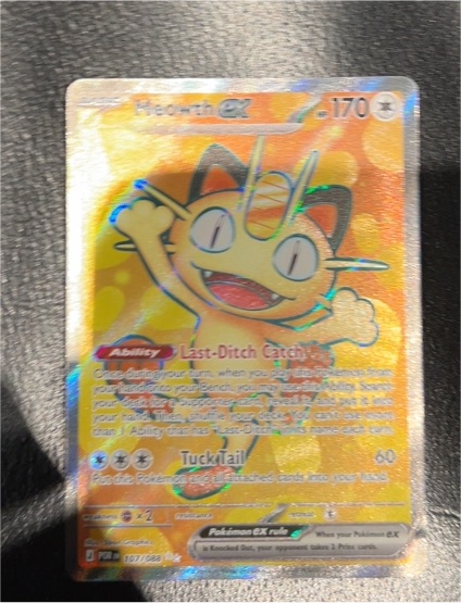 2016 Pokémon Meowth EX #107/088 — front