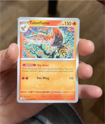 2016 Pokémon Perfect Order #014 Talonflame — front
