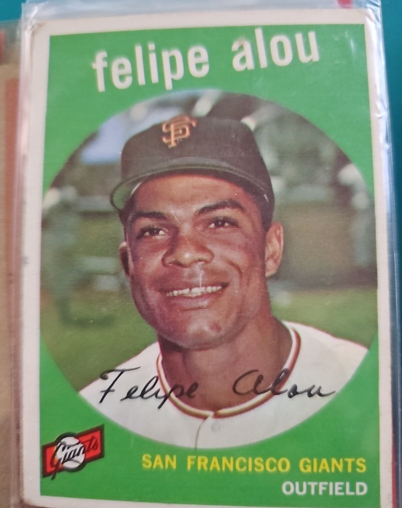 1959 Topps #102 Felipe Alou — front