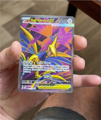 2015 Pokémon XY Phantom Forces #106 Mega Skarmory EX — front