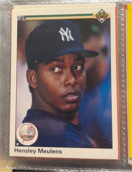 1990 Upper Deck #546 Hensley Meulens — front